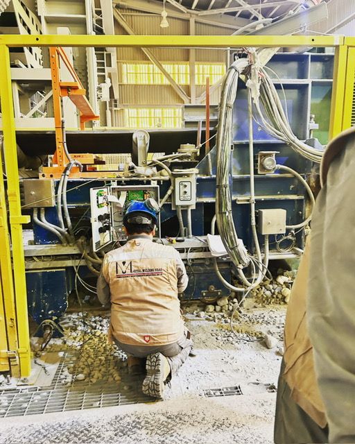 Mantenimiento de planta de chancado en faena minera